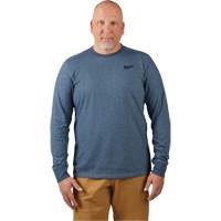 Hybrid Work Tee Shirt, Men's, Small, Blue Groupe Belzile Dickner
