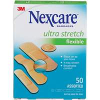 Pansements ultra-extensibles Nexcare, Assorti, Plastique, Non st&eacute;rile Groupe Belzile Dickner