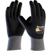 Gants compatibles avec les &eacute;crans tactiles ATG MaxiFlex Ultimate, Grand, R&ecirc;vetement Nitrile, Calibre 15, Enveloppe en Nylon/&eacute;lasthanne Groupe Belzile Dickner