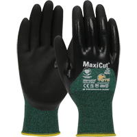 ATG MaxiCut&reg; Oil Cut-Resistant Gloves, Size Large, 15 Gauge, Nitrile Coated, Engineered Yarn Shell, ASTM ANSI Level A2/EN 388 Level 3/EN 388 Level B Groupe Belzile Dickner