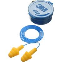 E-A-R Ultrafit Premolded Earplugs, Corded, Pair - Plastic Case, 25 dB NRR, One-Size Groupe Belzile Dickner