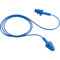 Bouchons d'oreilles prémoulés E-A-R<sup>MC</sup> Ultrafit<sup>MC</sup> , Avec cordon, Taille unique, Vrac - Sac en poly, NRR dB NRR 25 dB SH113 | Dickner Inc