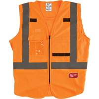 Safety Vest, High Visibility Orange, 4X-Large/5X-Large Groupe Belzile Dickner