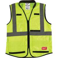 Performance Safety Vest, High Visibility Lime-Yellow, 4X-Large/5X-Large Groupe Belzile Dickner