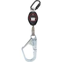 Cordage de s&eacute;curit&eacute; autor&eacute;tractable avec grand mousqueton Dynamic, 7', Polyester, Pivotant Groupe Belzile Dickner
