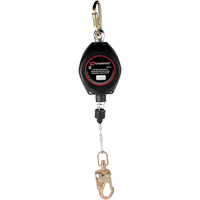 Cordage de s&eacute;curit&eacute; autor&eacute;tractable Dynamic, 20', Acier galvanis&eacute;, Pivotant Groupe Belzile Dickner