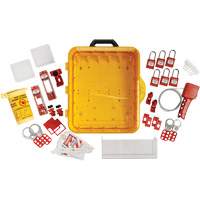 Station de cadenassage &eacute;lectrique avec cadenas de s&eacute;curit&eacute; en nylon utilisant des cl&eacute;s diff&eacute;rentes, Cadenas Plastique, Capacit&eacute; de 60, Cadenas Compris Groupe Belzile Dickner