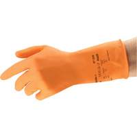Gants r&eacute;sistants aux produits chimiques AlphaTec 87-320, Taille 9,5, 11,8" lo, Latex de caoutchouc, Doublure en Coton/Ouat&eacute;e, 17 mils Groupe Belzile Dickner