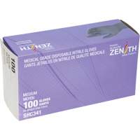 Medical Grade Disposable Gloves, Medium, Nitrile, 6-mil, Powder-Free, Black, Class 2 Groupe Belzile Dickner