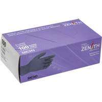 Medical Grade Disposable Gloves, X-Large, Nitrile, 6-mil, Powder-Free, Black, Class 2 Groupe Belzile Dickner