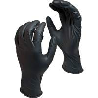Gants jetables biod&eacute;gradables Green Monkey, Petit, Nitrile, 8 mils, Sans poudre, Noir Groupe Belzile Dickner