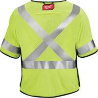 Breakaway Mesh Safety Vest, Black/High Visibility Lime-Yellow, Medium/Small Groupe Belzile Dickner