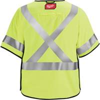 Breakaway Mesh Safety Vest, Black/High Visibility Lime-Yellow, Medium/Small Groupe Belzile Dickner
