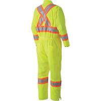 5999A Traffic Safety Coveralls, X-Small, High Visibility Lime-Yellow Groupe Belzile Dickner