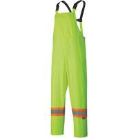 5599 Combinaison de pluie imperm&eacute;able et l&eacute;g&egrave;re, Polyester/PVC, T-petit, Jaune lime haute visibilit&eacute; Groupe Belzile Dickner
