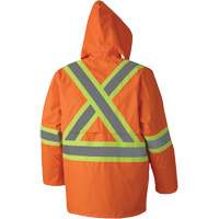 5608 Combinaison de pluie imperm&eacute;able 210D, Polyester/PVC, Petit, Orange haute visibilit&eacute; Groupe Belzile Dickner