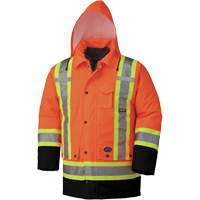 5020BB Waterproof 7-in-1 Safety Parka, High Visibility Orange, 2X-Large Groupe Belzile Dickner