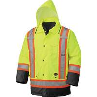 5021BB Waterproof 7-in-1 Parka, High Visibility Lime-Yellow, X-Small Groupe Belzile Dickner