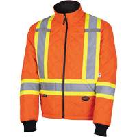 5015A Quilted Freezer Jacket, Polyester, High Visibility Orange, X-Small Groupe Belzile Dickner