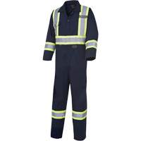 516T Coveralls, 40 (Tall), Navy Blue Groupe Belzile Dickner