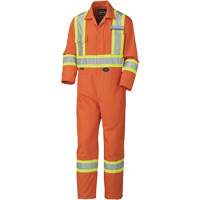 5513T Industrial Wash Coveralls, 40 (Tall), High Visibility Orange Groupe Belzile Dickner