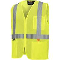 6944 Veste de s&eacute;curit&eacute; ignifuge, Jaune lime haute visibilit&eacute;, Petit, Polyester Groupe Belzile Dickner