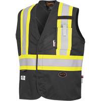 7729 Veste r&eacute;sistante aux arcs &eacute;lectriques FR-Tech, Petit, Noir, 10 cal/cm² Groupe Belzile Dickner