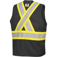7729 Veste r&eacute;sistante aux arcs &eacute;lectriques FR-Tech, Petit, Noir, 10 cal/cm² Groupe Belzile Dickner