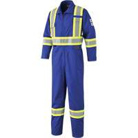 7704 FR-Tech&reg; High-Visibility Coveralls, Size 42, Royal Blue, 10 cal/cm²/9.7 cal/cm² Groupe Belzile Dickner
