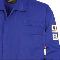 7779 FR-Tech&reg; 88/12 Arc Rated Flame Resistant Coveralls, Size 36, Royal Blue Groupe Belzile Dickner