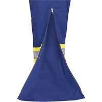 7706 FR-Tech&reg; Flame-Resistant Coverall with Leg Zippers, Size 36, Royal Blue, 9.7 cal/cm² Groupe Belzile Dickner