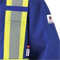 7706T FR-Tech&reg; Flame-Resistant Coverall with Leg Zippers, Size 40 (Tall), Royal Blue, 9.7 cal/cm² Groupe Belzile Dickner