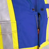 7706T FR-Tech&reg; Flame-Resistant Coverall with Leg Zippers, Size 40 (Tall), Royal Blue, 9.7 cal/cm² Groupe Belzile Dickner