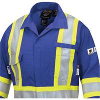 7704W FR-Tech&reg; Women's FR/Arc-Rated Coveralls, Size X-Small, Royal Blue, 10 cal/cm² Groupe Belzile Dickner