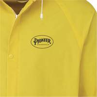 577J Rain Jacket, Polyester/PVC, Small, Yellow Groupe Belzile Dickner