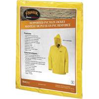 577J Rain Jacket, Polyester/PVC, Small, Yellow Groupe Belzile Dickner