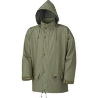 D7000 Stretch Rain Jacket, Polyurethane, X-Small, Green Groupe Belzile Dickner
