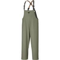 D7020 Dry King&reg; Stretch Bib Pants, X-Small, Polyurethane, Green Groupe Belzile Dickner