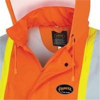 5892PKT High-Visibility FR Waterproof Safety Jacket, X-Small, High Visibility Orange Groupe Belzile Dickner