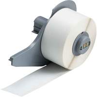 All-Weather Permanent Adhesive Label Tape, Vinyl, White, 1" Width Groupe Belzile Dickner