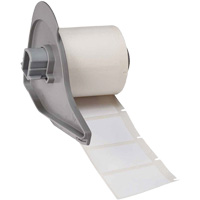 Harsh Environment Multi-Purpose Labels, Polyester, 1.5" L x 1" H, White SHF071 | Dickner Inc