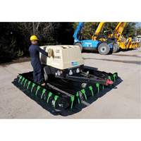 Ultra-Containment Berm&reg;, 179 US gal. Capacity, 4' W x 6' L x 12" H, Stake Wall Groupe Belzile Dickner