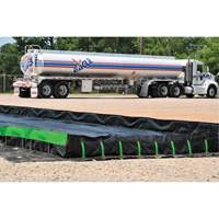 Ultimate Copolymer 2000 Ultra-Containment Berm&reg;, 179 US gal. Capacity, 4' W x 6' L x 12" H, Hinge Bracket Groupe Belzile Dickner