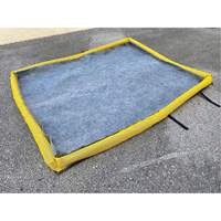 Small Ultra-Filter Pad, 0.8 US gal. Capacity, 2.5' W x 2' L x 3" H, Foam Wall Groupe Belzile Dickner