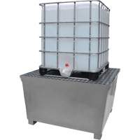 Steel Ultra-IBC Spill Pallet&reg;, 370 US gal. Spill Capacity, 57.6" x 34.7" x 56.9" Groupe Belzile Dickner