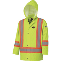 5894 Flame Resistant Waterproof Jacket, 2X-Large, High Visibility Lime-Yellow Groupe Belzile Dickner