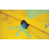 4-Drum Flexible Ultra-Spill Deck&reg; Bladder System, 110 US gal. Spill Capacity, 51" x 48" x 5" Groupe Belzile Dickner