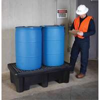 2-Drum Economy Ultra-Spill Pallet&reg;, 66 US gal. Spill Capacity, 53" x 29" x 16.5" Groupe Belzile Dickner
