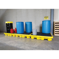 4-Drum Nestable Ultra-Spill Pallet&reg;, 66 US gal. Spill Capacity, 51" x 51" x 10" Groupe Belzile Dickner