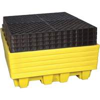 4-Drum Nestable Ultra-Spill Pallet&reg;, 66 US gal. Spill Capacity, 51" x 51" x 10" Groupe Belzile Dickner
